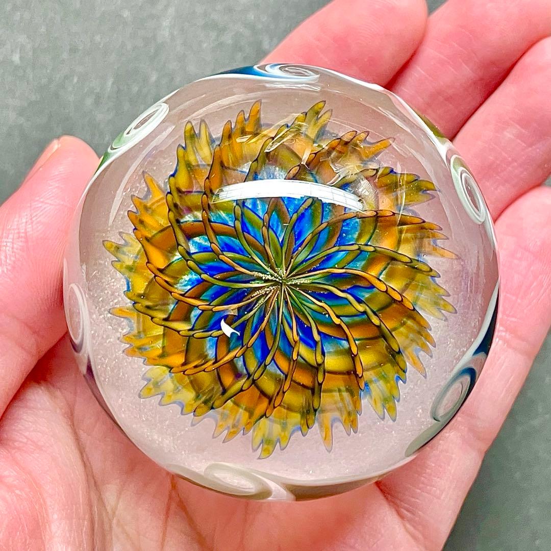 ボロシリケイト　ガラス　マーブル　大村欣央　作家　オブジェ　宇宙　ペンダント 大村 欣央 - 【Glass Gallery BOHEMIAN】 谷根千にあるボロシリケイト