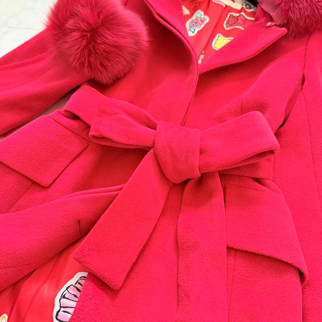 希少☆定価20万 ジーザスディアマンテ プリンセスコート ファー付