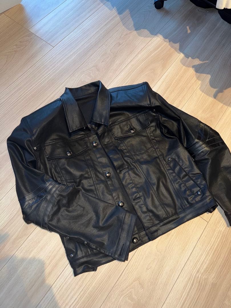 激レア】unizworldwide ダークレザージャケット - メルカリ