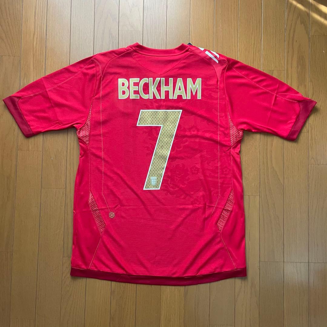 イングランド代表 2006-08 ベッカム アウェイ ユニフォーム - メルカリ