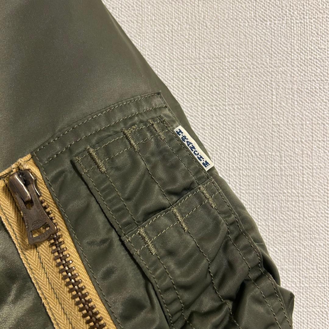 H.R.MARKET MA-1 フライトジャケット 短丈 オリーブ 日本製 2