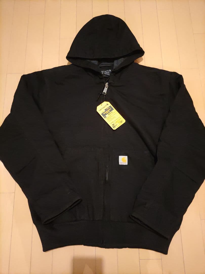 Carhartt/カーハート キルティングライナー ダック フードジャケット　L Carhartt（カーハート） USカーハート ウォッシュド キルティング