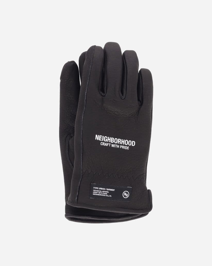 小物 NEIGHBORHOOD Leather Boa Groves BLACK LEATHER BOA GLOVES | NEIGHBORHOOD(ネイバーフッド) / ファッション