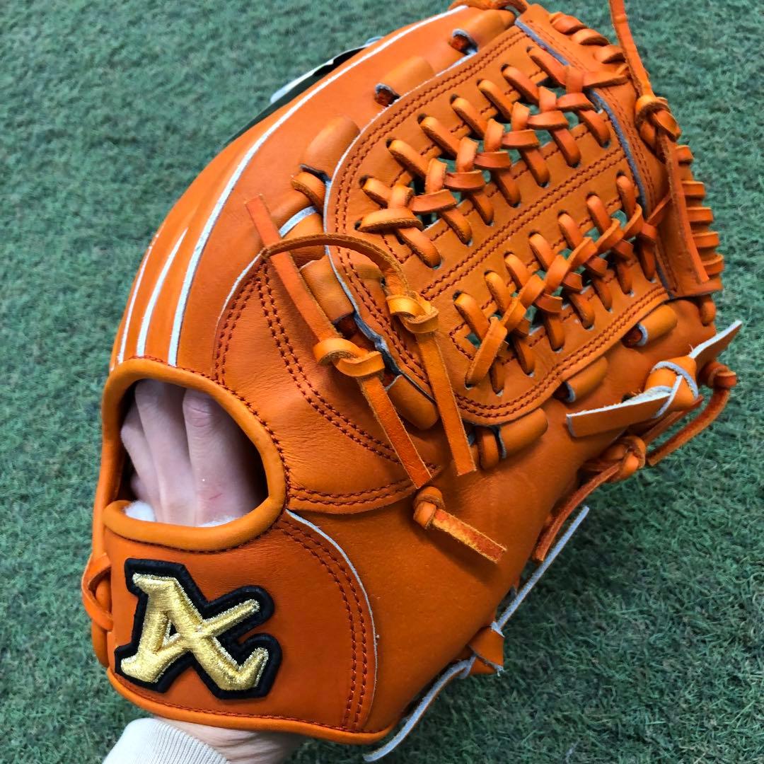 限定AGL-105C アトムズ メーカー型付け済グラブ オレンジ - メルカリ