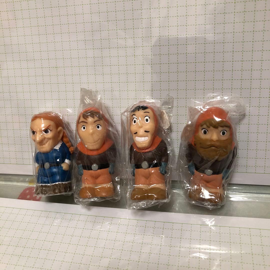 新品　廃盤指人形　4点　天空の城ラピュタ Yahoo!オークション - ジブリ 天空の城ラピュタ 指人形 ロボット ロボ
