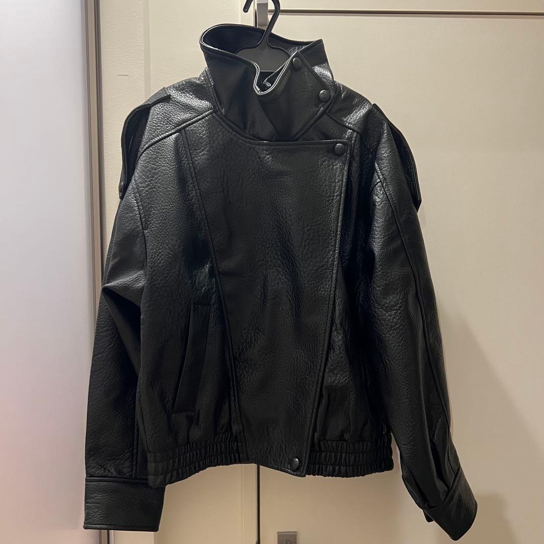 M*】様 【新品未使用】ZARA フェイクレザージャケット M 正規品 - メルカリ
