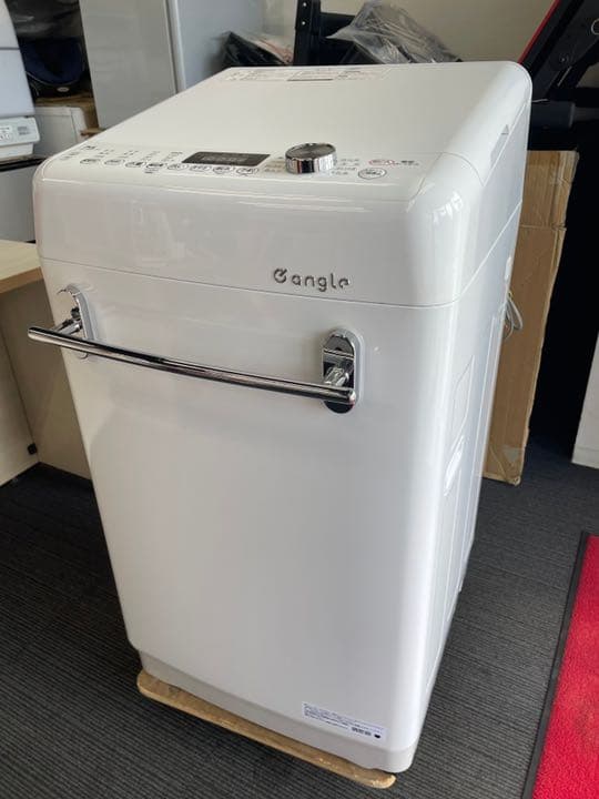 ☆レトロデザイン洗濯機 7キロE angle ANG-WM-B70-W 2021 - メルカリ