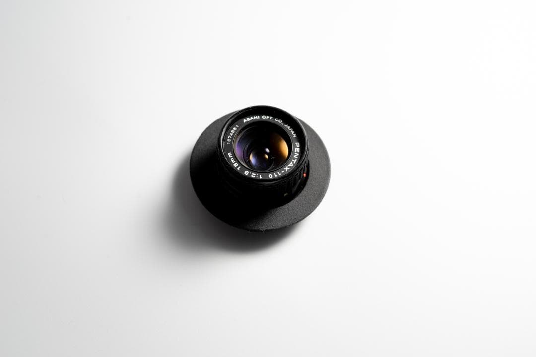 PENTAX-110 18mm F2.8 Mマウント改造 PENTAX-110 「18mm F2.8」をミラーレスで使ってみました☆ - 虹色