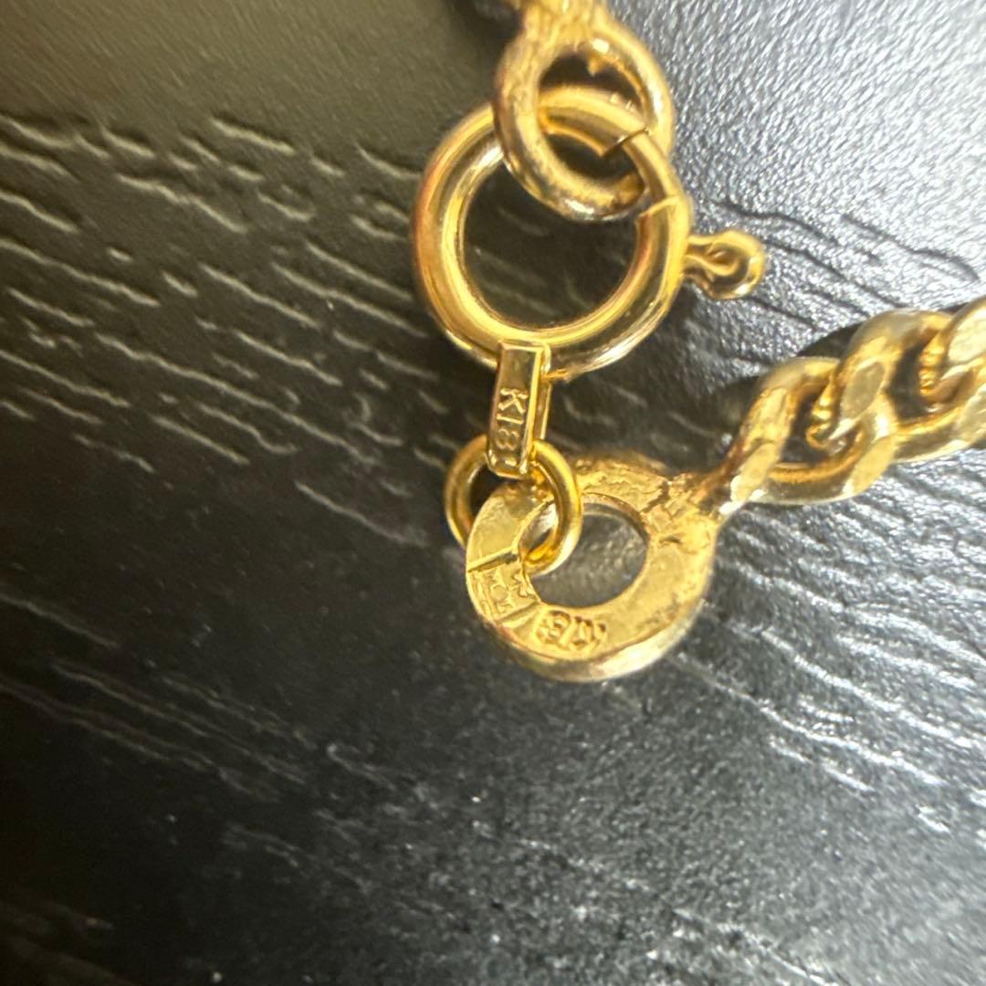 K18 2面喜平ブレスレット　総重量3.0g 17.5cm メンズ/レディース