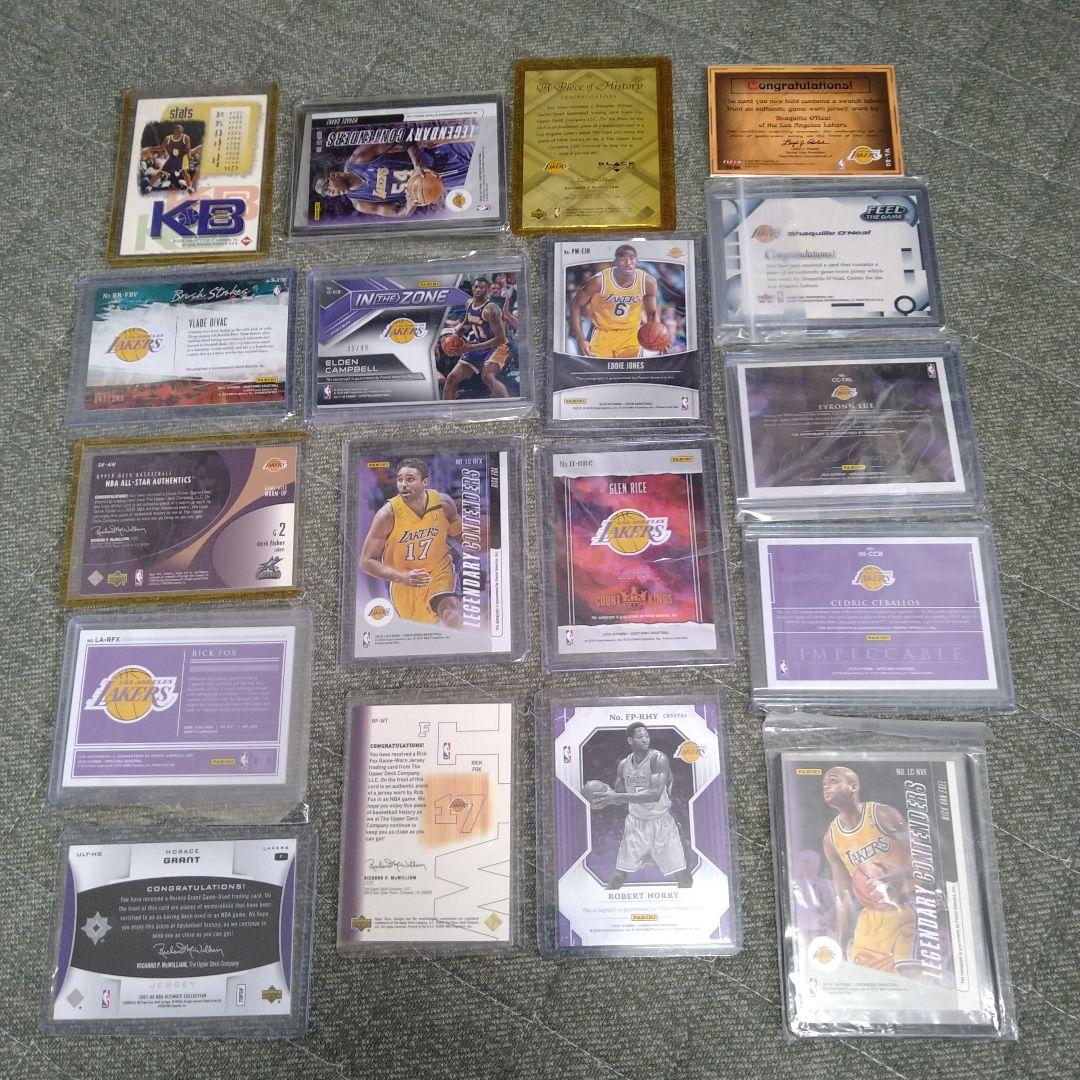 NBA 90sレイカーズ　カード（サイン・ジャージ他）18枚セット