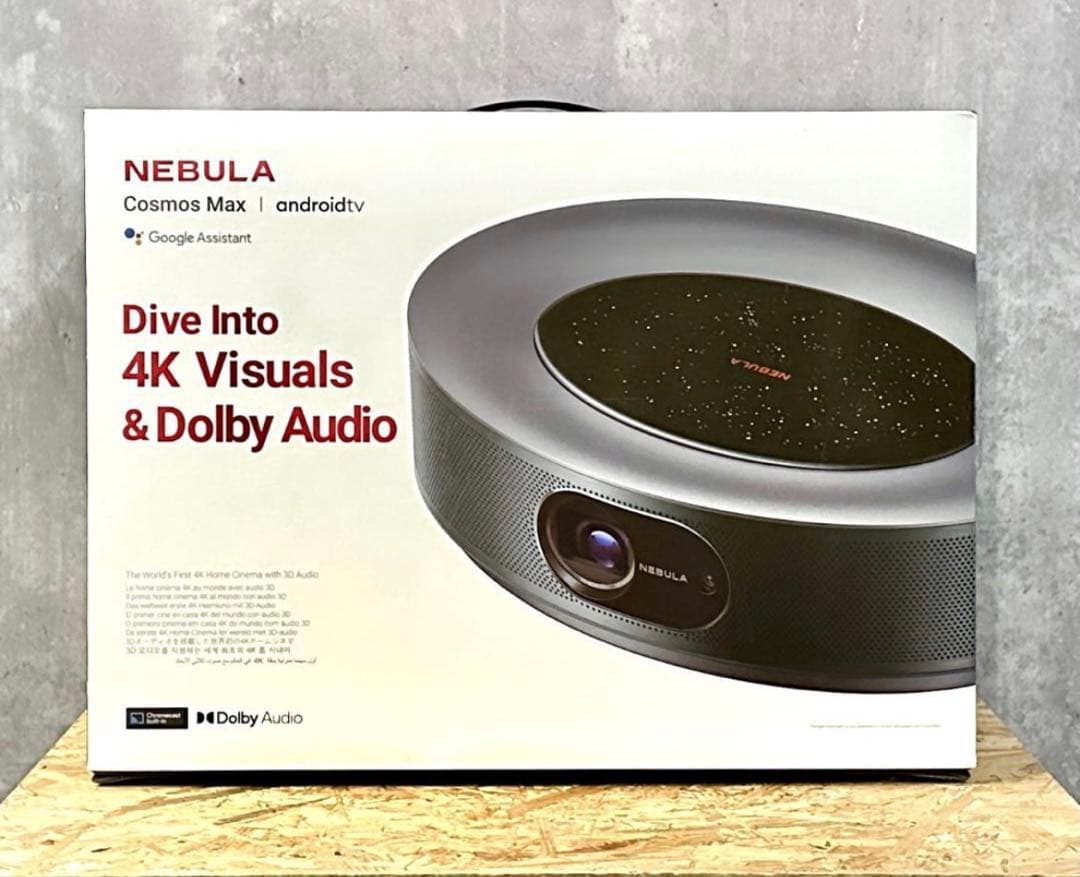 価格交渉歓迎　動作品　NEBULA Cosmos Max プロジェクター 4Kスマートプロジェクター Nebula Cosmos Max ブラック D2150512 Anker
