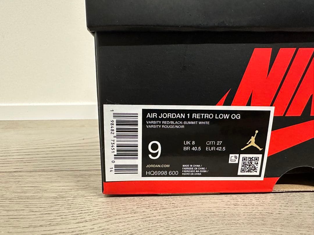 靴 NIKE Air Jordan 1 Low OG \"Chicago\"