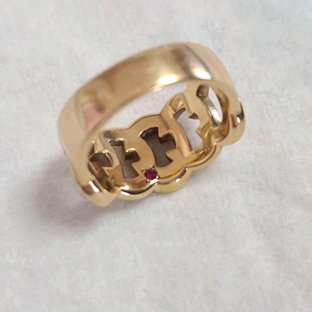 K18　CELINE　Cロゴリング　 9.6g