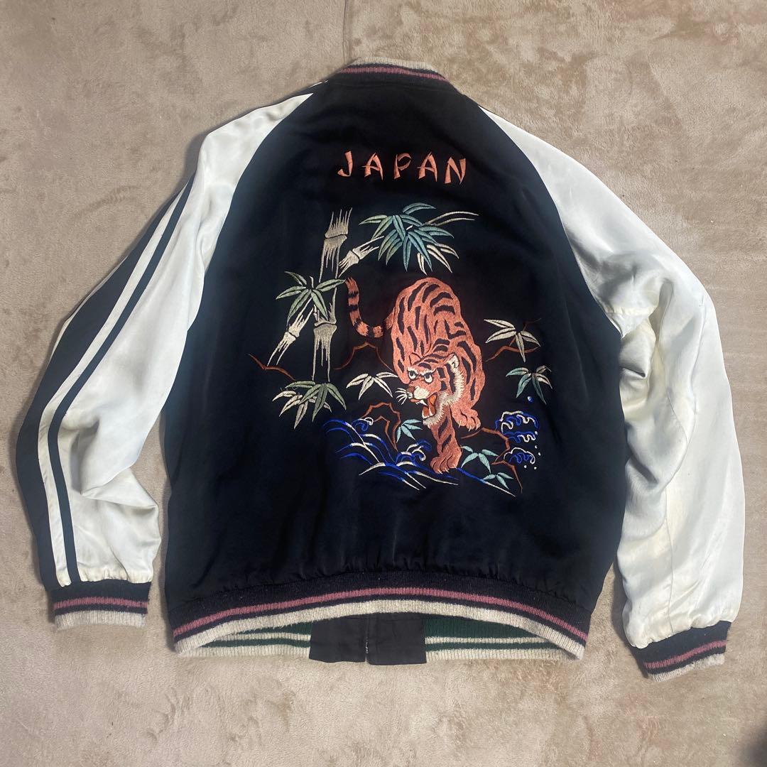 中古】テーラー東洋スカジャン【ジッパー交換修理品】 Lサイズ