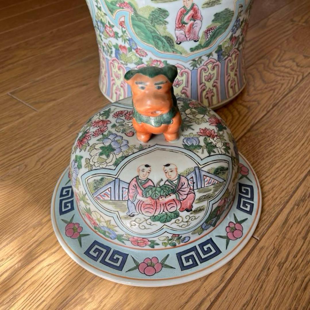 中国大清乾隆年製款 染付 花瓶 陶器 古染付 瓶 花器 飾壷 陶芸