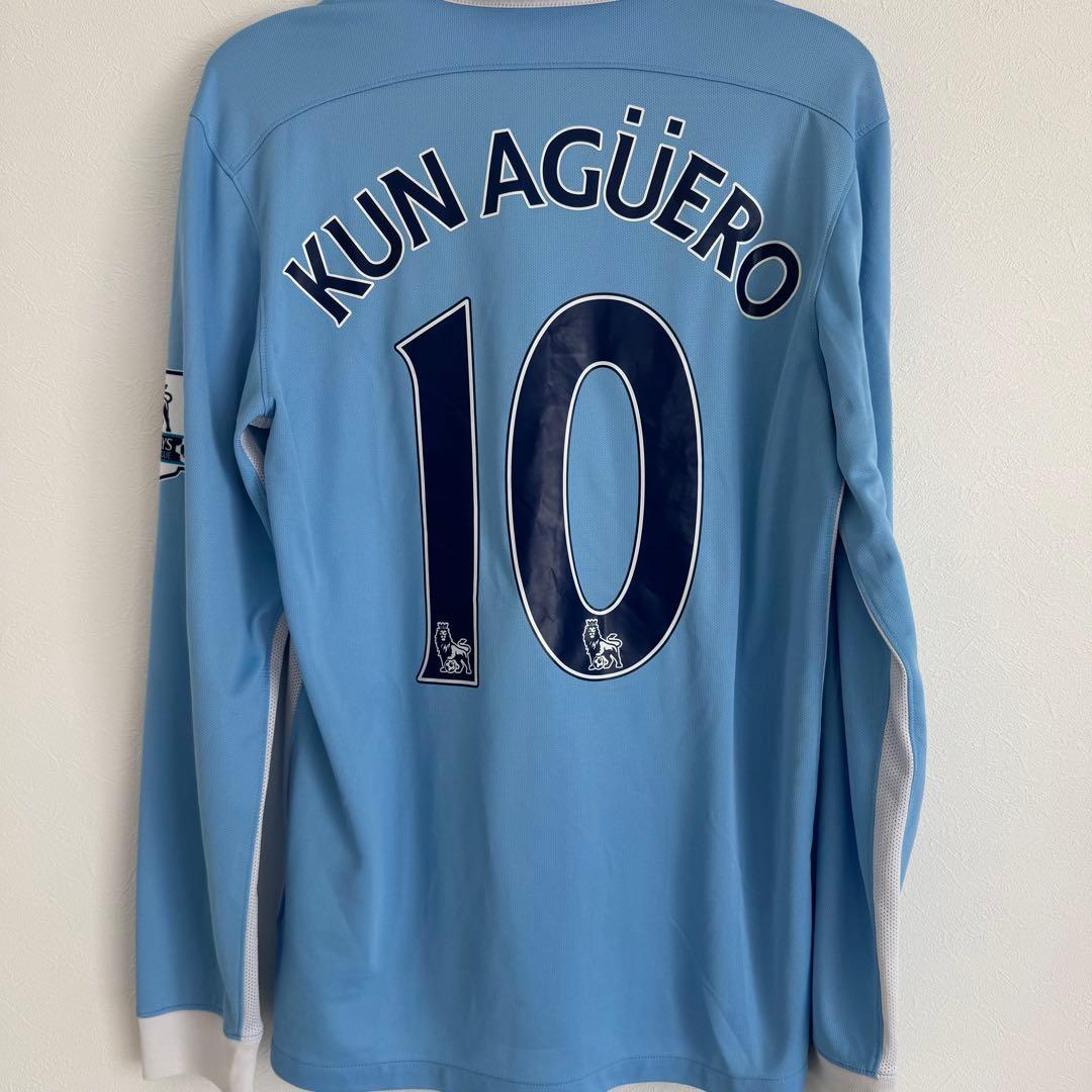 正規品」 アグエロ 15/16 マンチェスターシティ 長袖 ユニフォーム