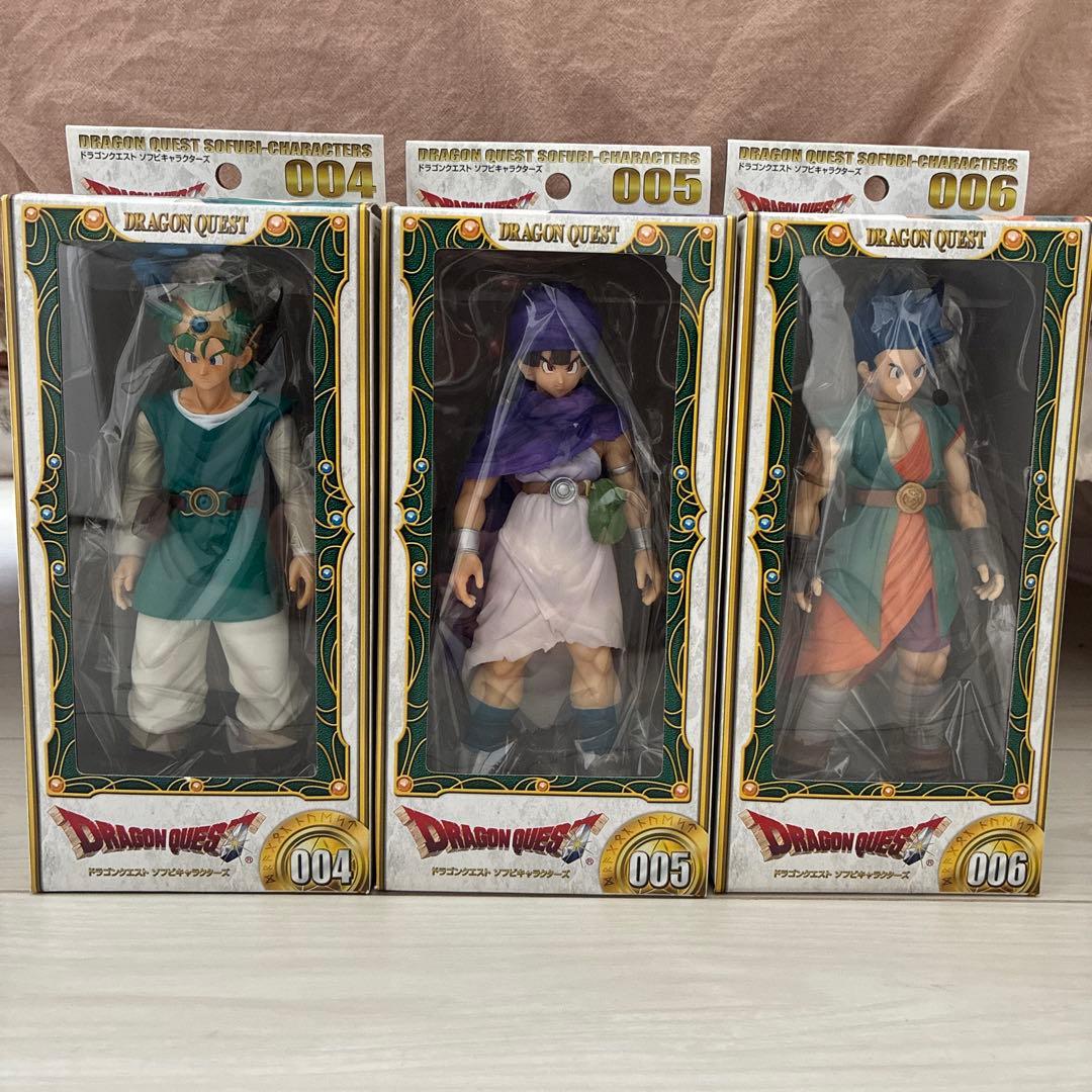 ドラゴンクエスト ソフビキャラクターズ 3体セット　天空シリーズ　主人公456 ドラゴンクエスト キャラクターフィギュアコレクション ～天空編3～ 9