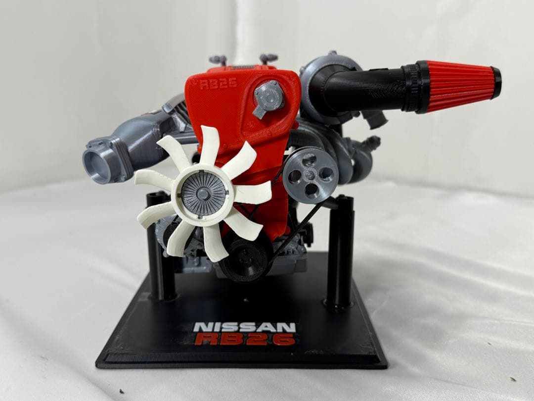 NISSAN スカイライン GT-R RB26 エンジン 模型 3Dプリンター - メルカリ