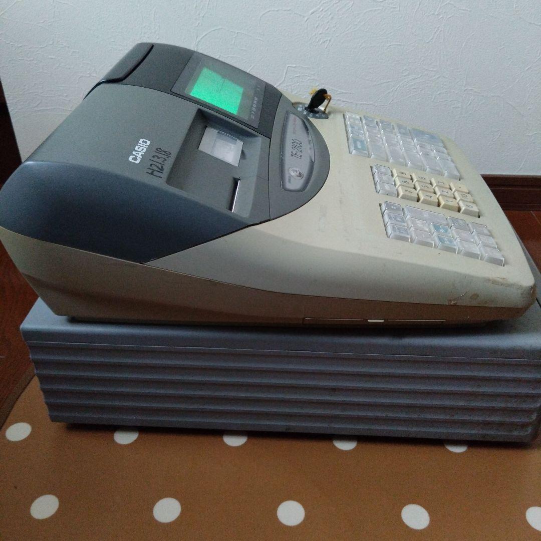 CASIO TE-2100 レジスター 平成レトロ - メルカリ