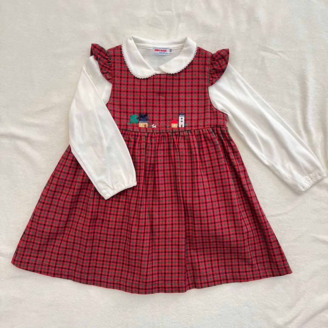 美品】 ファミリア familiar ワンピース 90cm - メルカリ