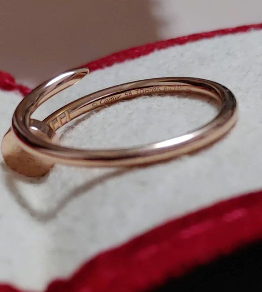 希少サイズ】Cartier カルティエ ジュストアンクル リング PG #58