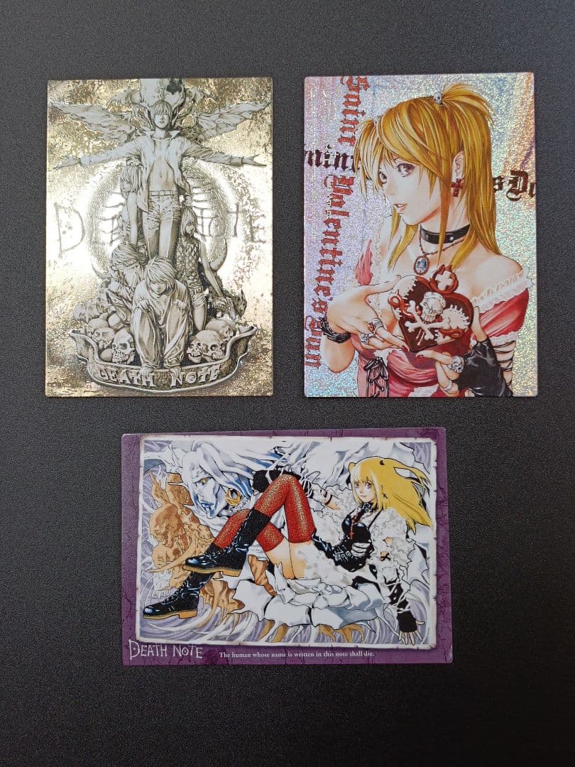 【期間限定値下げ】DEATH NOTE デスノート トレーディングカードセット Amazon.co.jp: 4点セット コナミ DEATH NOTEトレーディングカード 特別