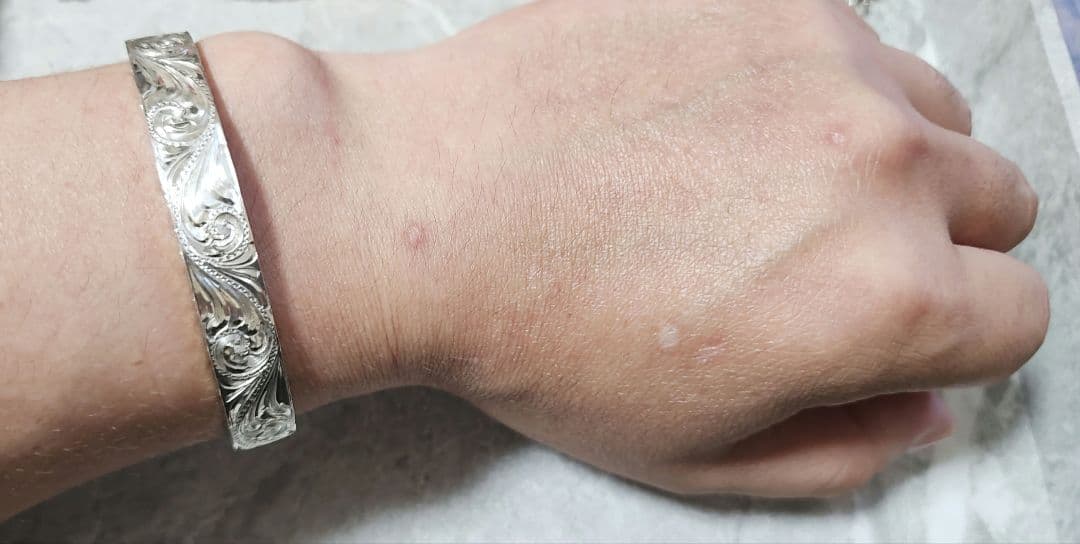 【わくわく！！】D.E.OSCAR　シルバー925バングル