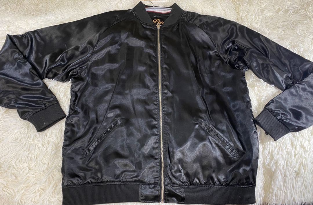 【流儀圧搾】抜刀娘 スカジャン リバーシブル sizeXXL 妃那 美月 一華