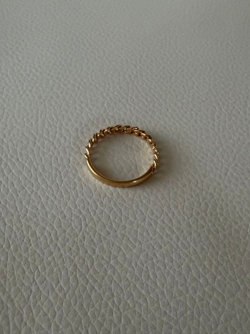 18金 指輪 リング 1.86ｇ 14号