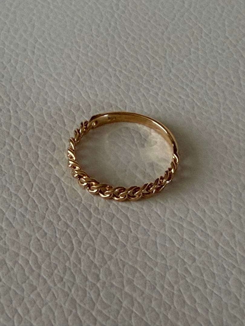 18金 指輪 リング 1.86ｇ 14号