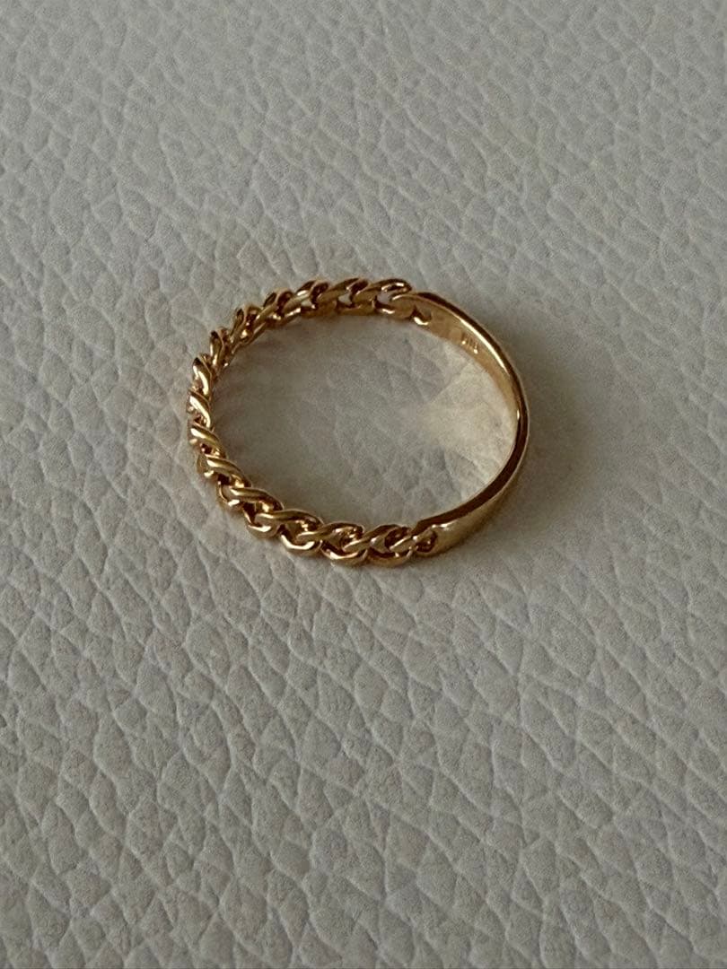 18金 指輪 リング 1.86ｇ 14号