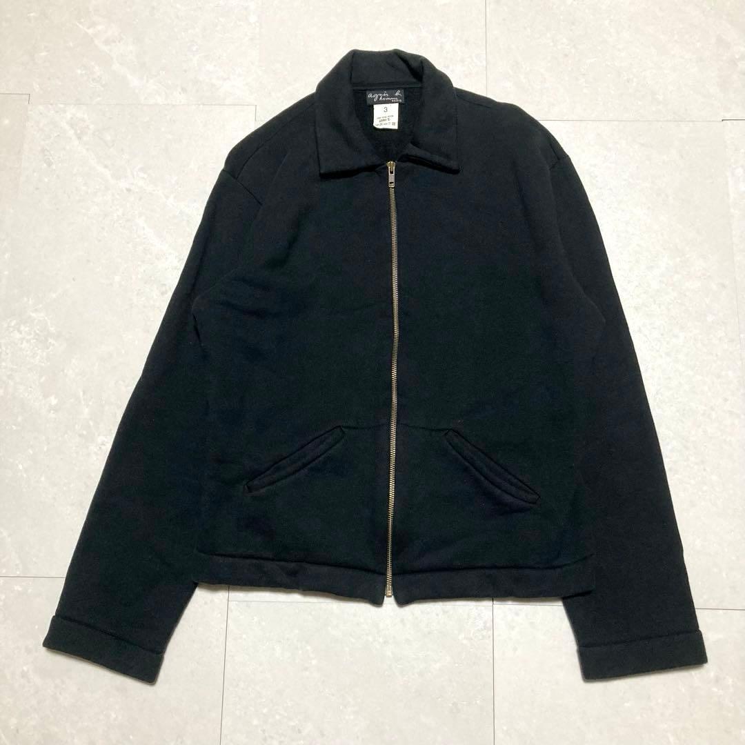 ジャケット・アウター 00s agnes b. sweat zip up blouson cotton agnes.b 