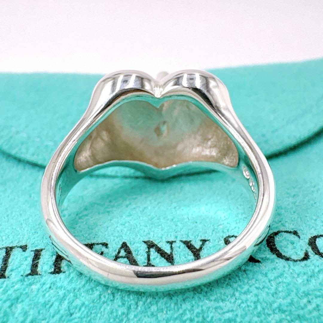 極美品 オールドティファニー ドアノッカー リング 15号 シルバー925