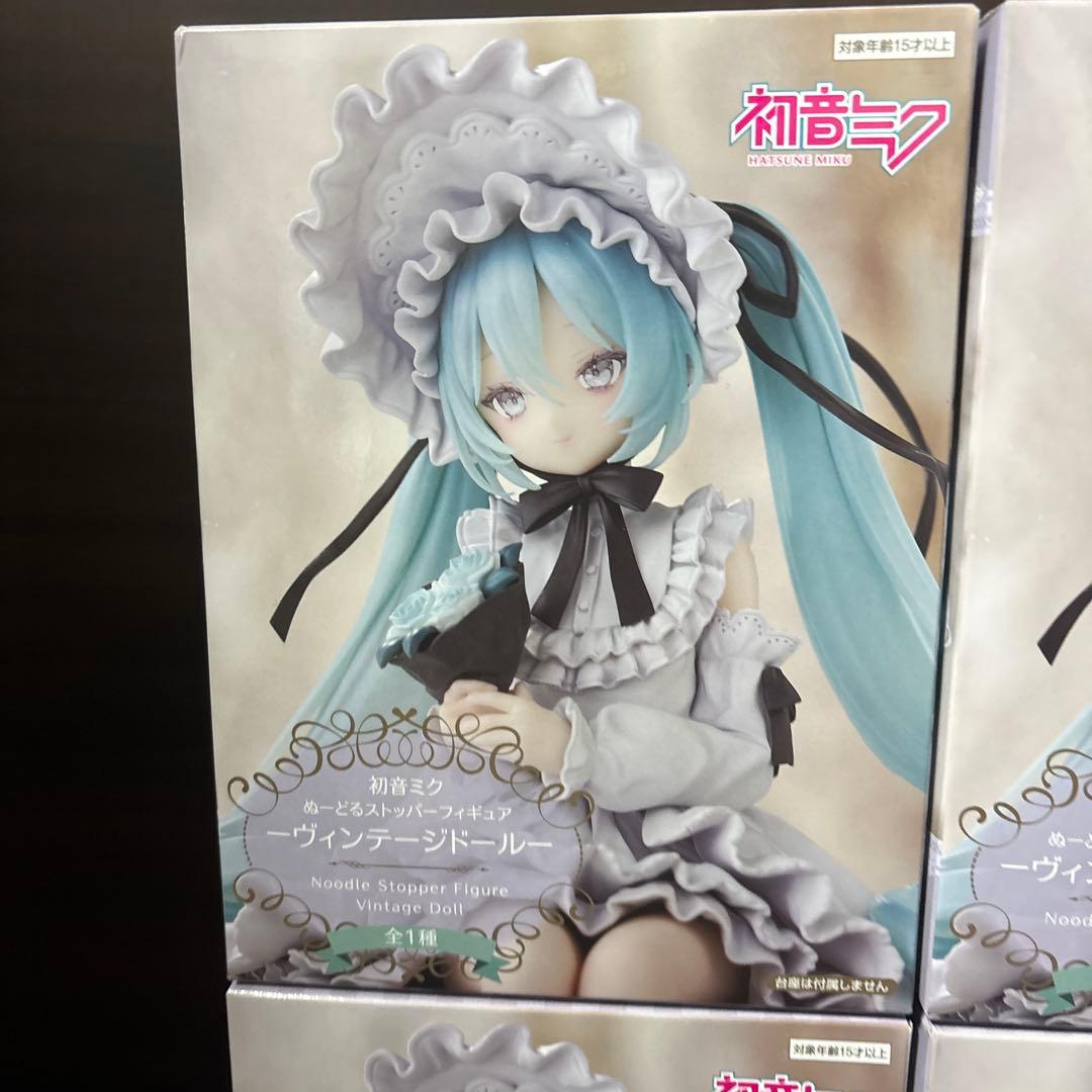 初音ミク　ぬーどるストッパーフィギュア　ヴィンテージドール　４体セット