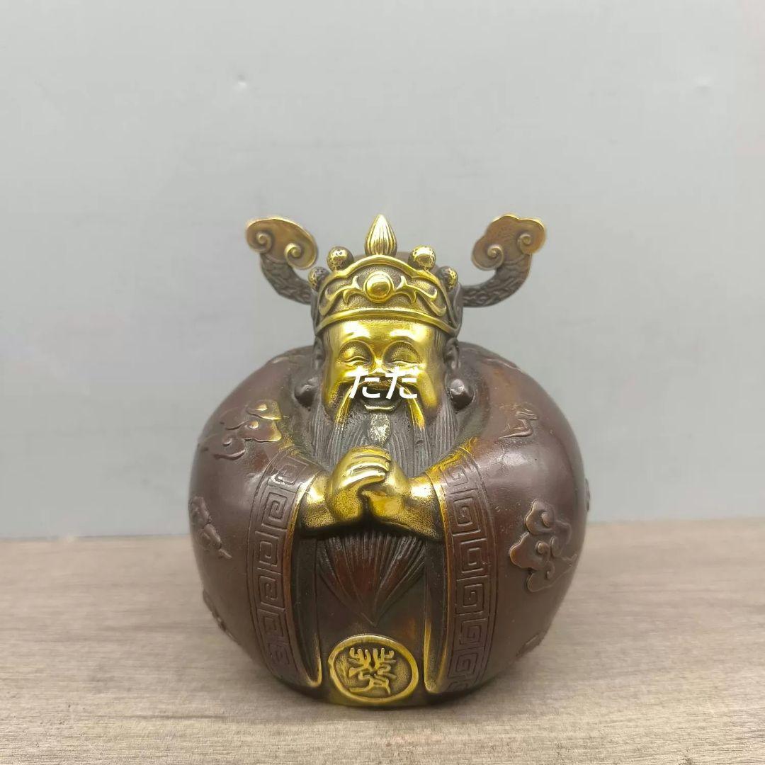 銅制 仏像 如意胖財神 招財納福 装飾品 工芸品 置物 楽天市場】IwaiLoft 開運招福 仏像 置物 オブジェ かわいい 開運神