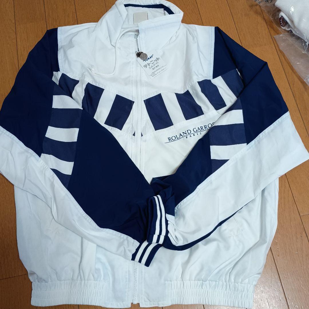 ROLAND GARROS ナイロンジャケット ホワイト/ネイビー Roland-Garros Performance Man Jacket - Navy blue | Roland-Garros Store