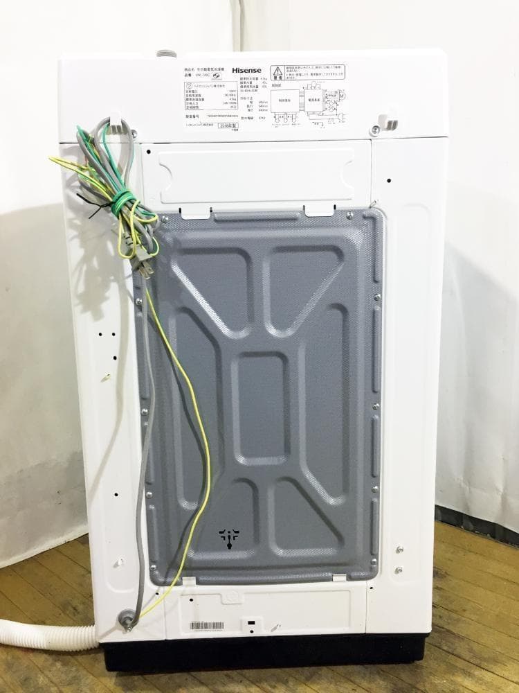 30日迄！18年製★Hisense 4.5kg 洗濯機【HW-T45C】