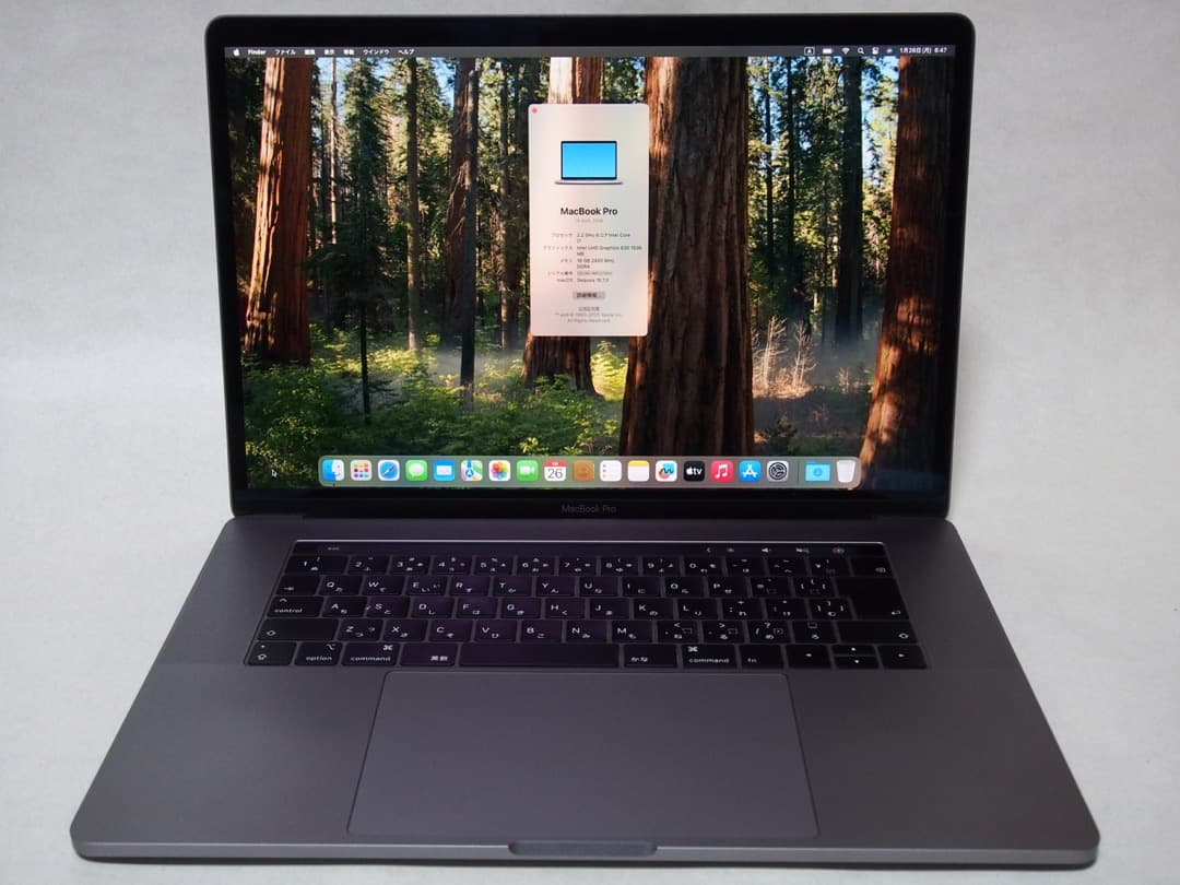 美品 Apple MacBook Pro 2018 15インチ 16G/250G Amazon.com: 2018 Apple MacBook Pro with 2.6GHz Intel Core i7 (15