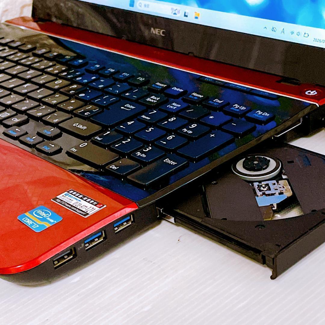 NEC Windows11 ノートパソコン SSD Corei7 メモリ8GB - メルカリ