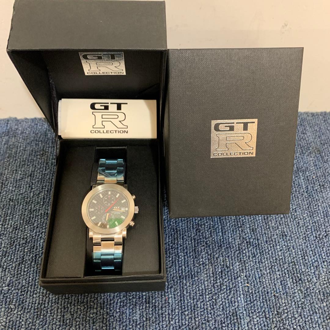 希少 日産スカイライン GTR SKYLINE 腕時計 GT-R 箱 説明書付き - メルカリ