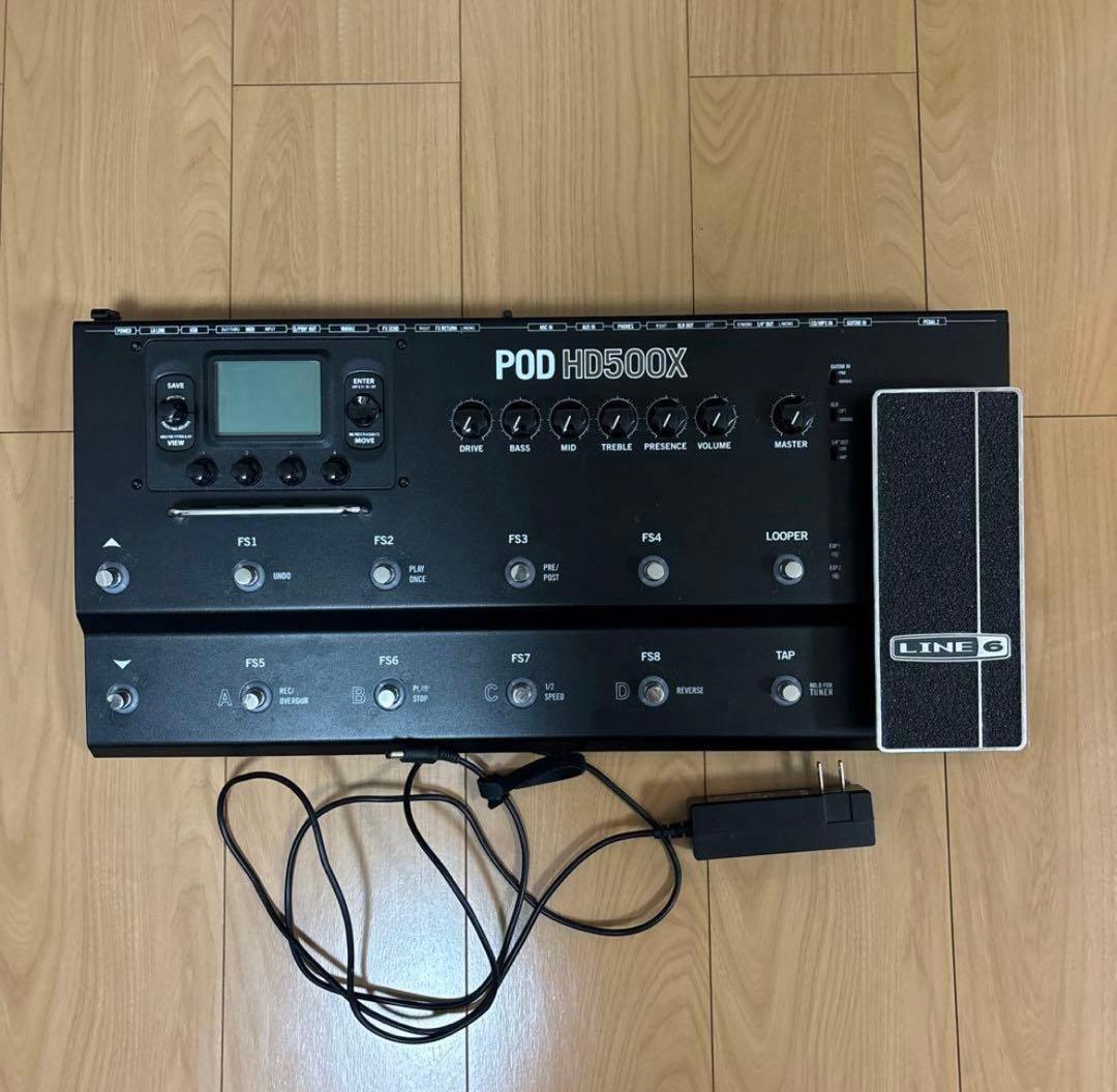 LINE6 名機POD HD500Xギター、ベースマルチエフェクター