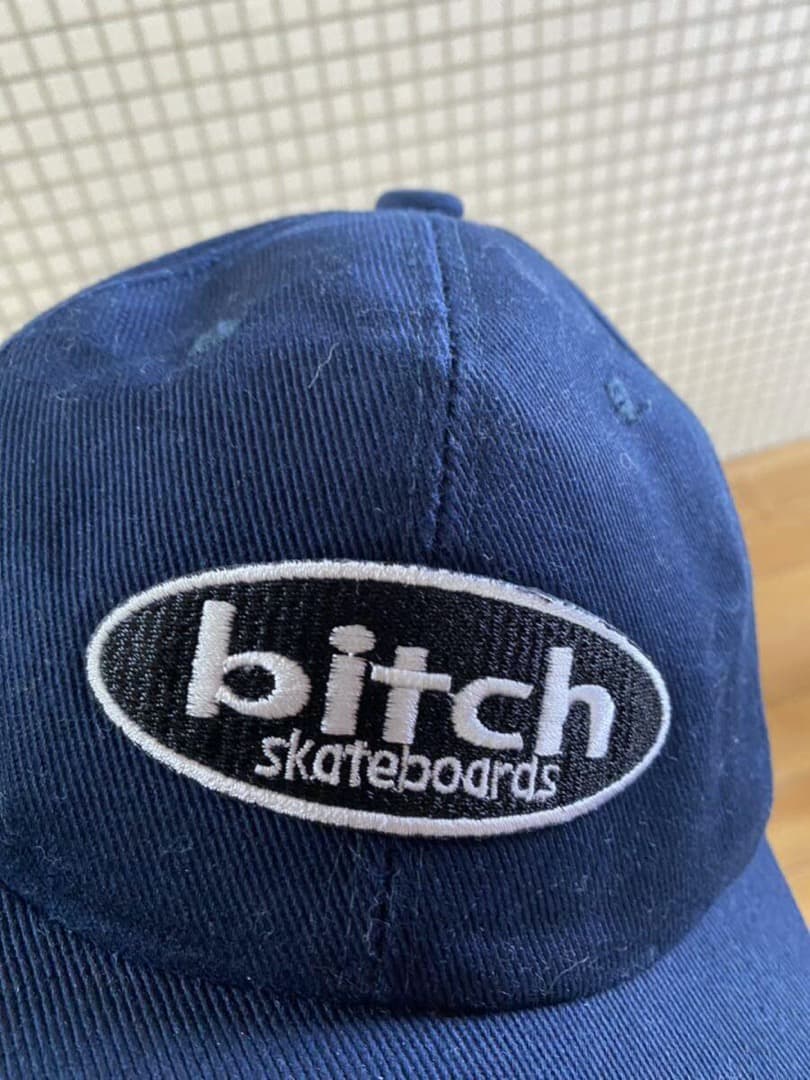 90s ビンテージbitch skateboardsキャップ帽子ビッチ オールド - メルカリ