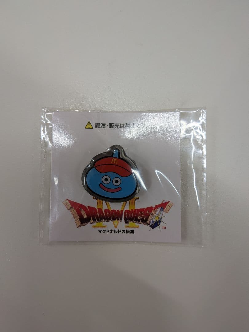 限定非売品】マクドナルド ドラゴンクエスト スライム ピンバッジ