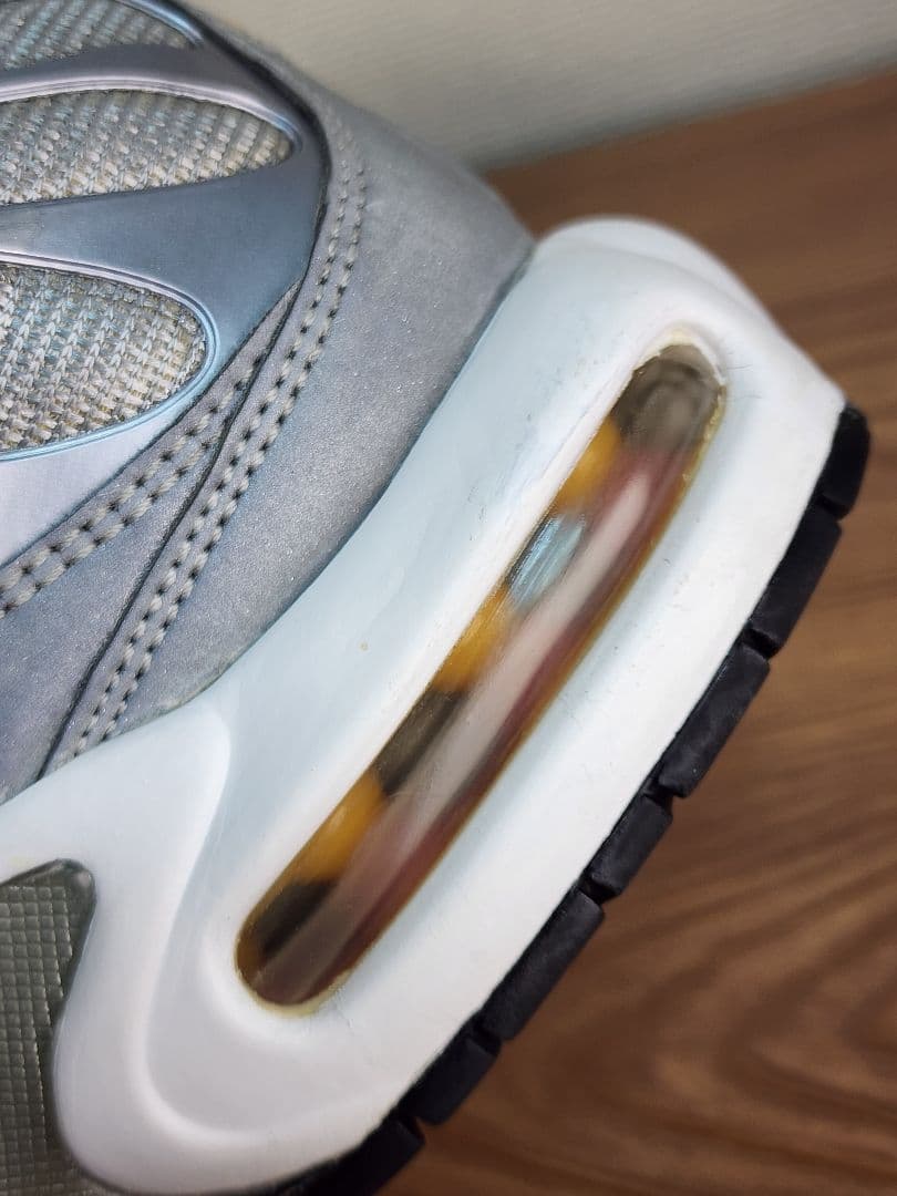 【希少カラー】NIKE エアマックスプラス 25.5cm 銀×赤 状態良好