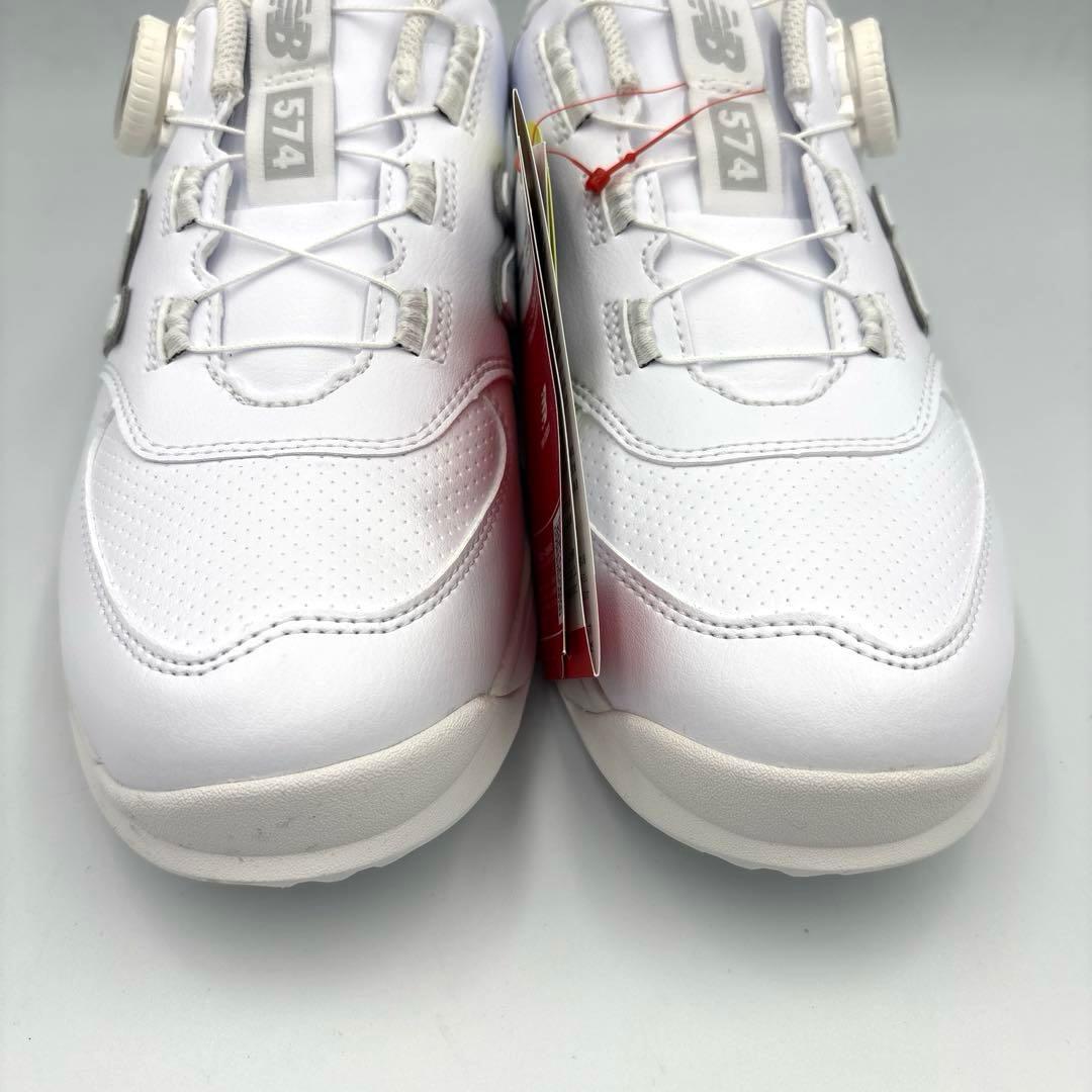 ✨未使用✨ニューバランス 574 ボア ゴルフシューズ【24.5cm】ホワイト