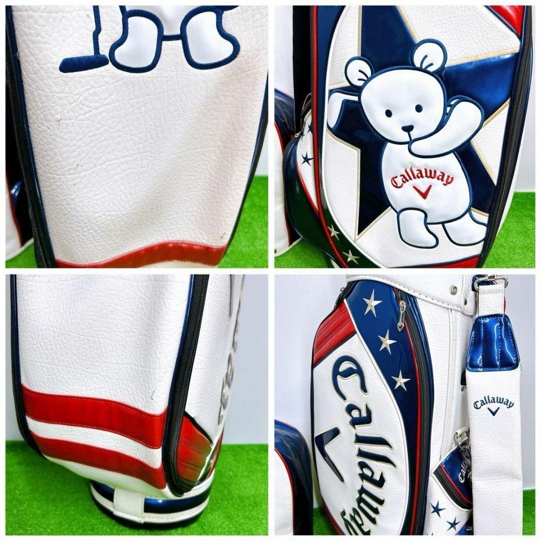 希少モデル】良品 キャロウェイ キャディバック ベアー クマ エナメル