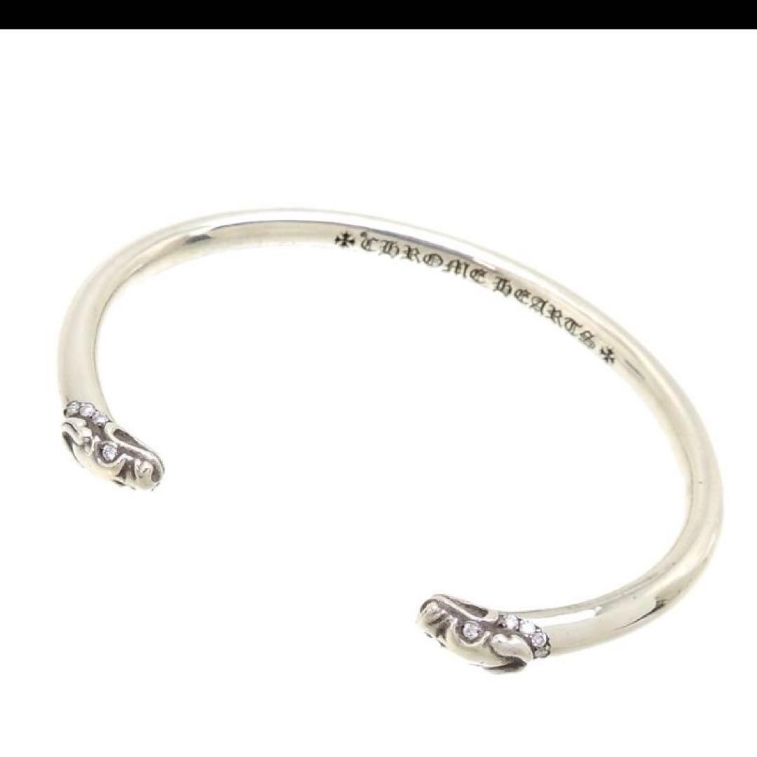 クロムハーツダブルドッグ パヴェダイヤモンドバングルシルバー925 楽天市場】【銀座店】 クロムハーツ ダブルドッグ パヴェ ダイヤモンド