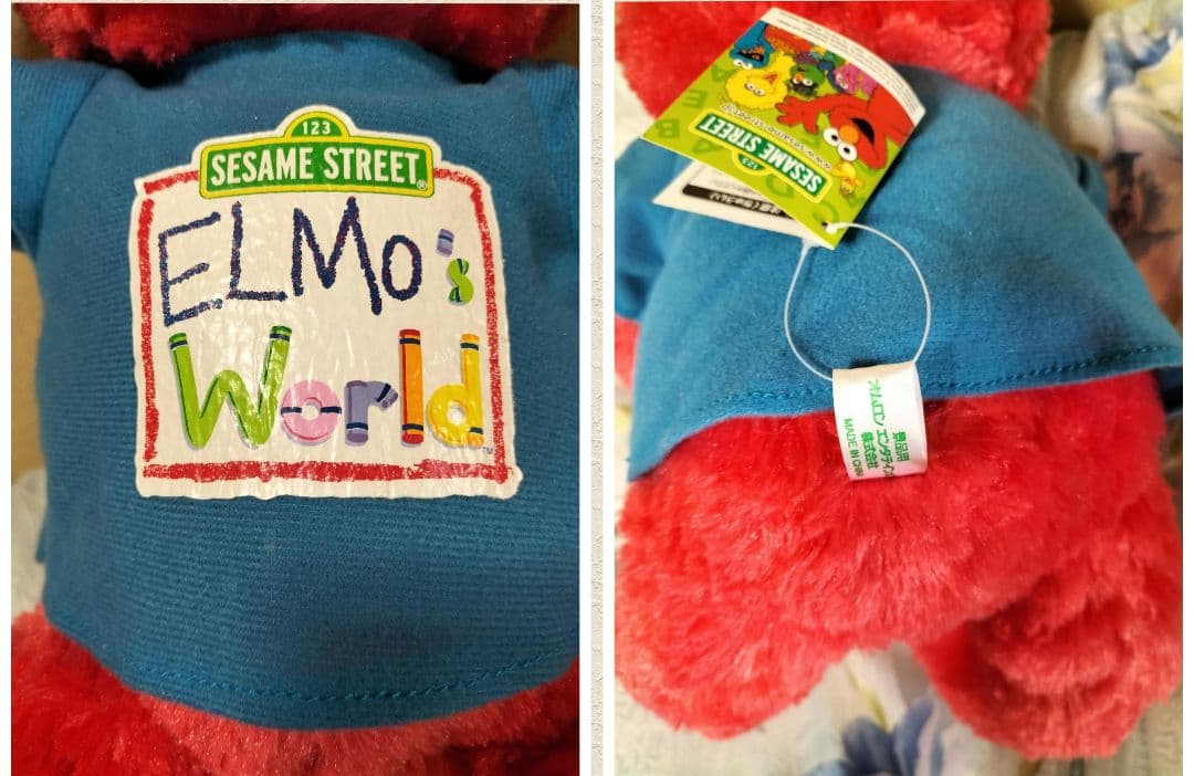 セサミストリート ポージングエルモ ぬいぐるみ 約40cm