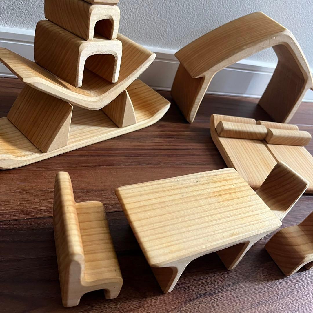 グリュックスケーファーケーファー おうちの積み木 ナチュラル - メルカリ