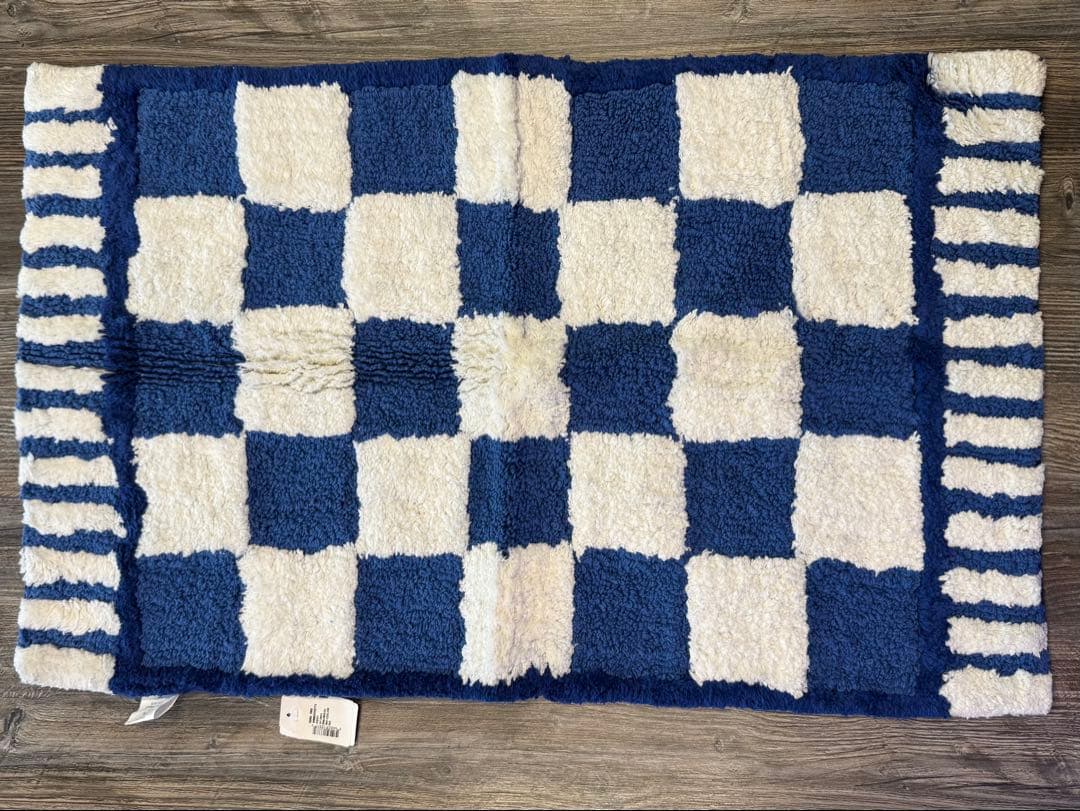 【新品・タグ付き】MACKENZiE-CHiLDS  CHECKラグ Mocha Check Large Pumpkin MacKenzie-Childs Halloween Decoration